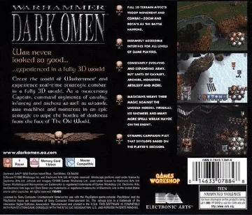 Warhammer - Dark Omen (US) box cover back